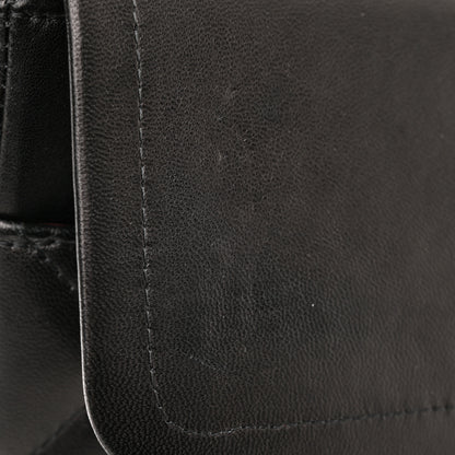 Chanel Lambskin Quilted Maxi Double Flap Black 11 of 11