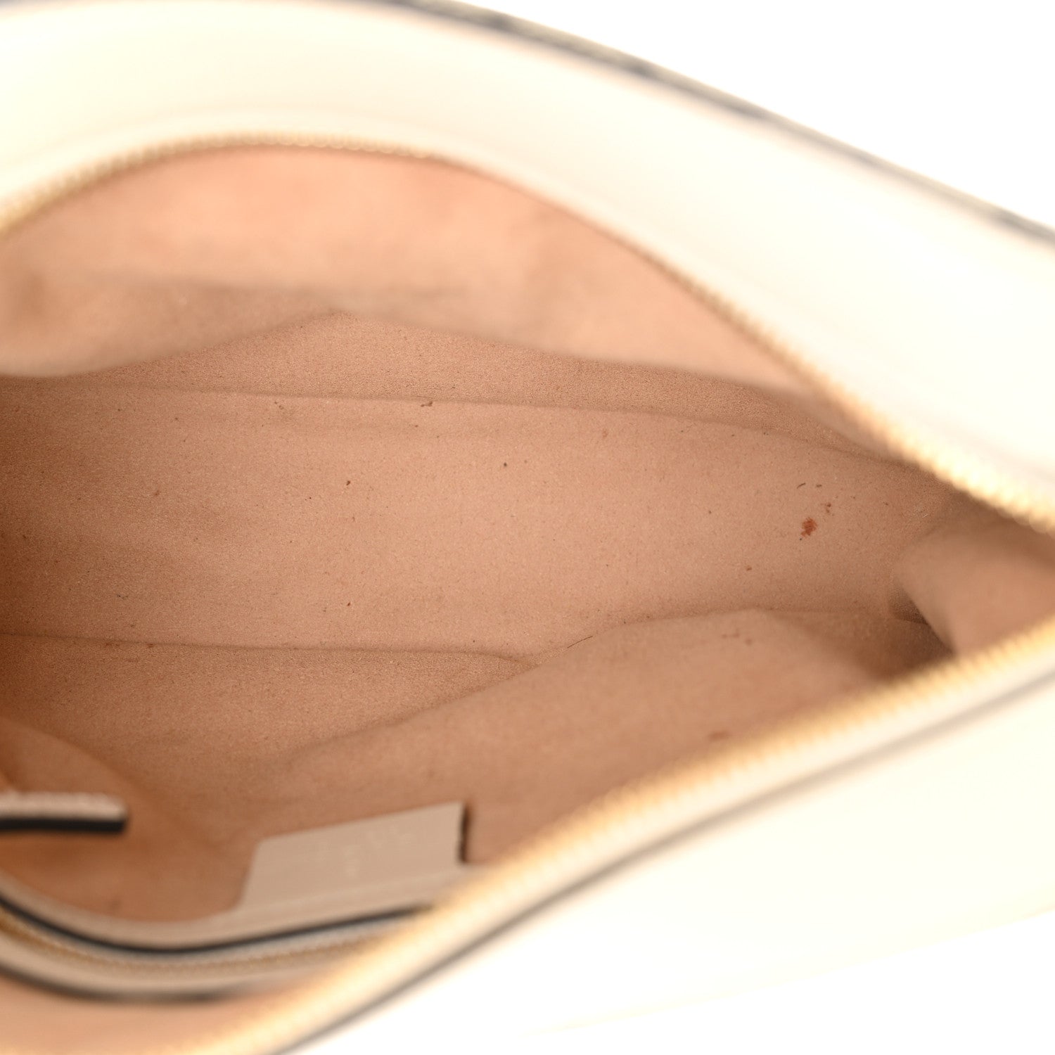 Gucci GG Supreme Monogram Small Horsebit 1955 Shoulder Bag Beige Mystic White 5 of 14