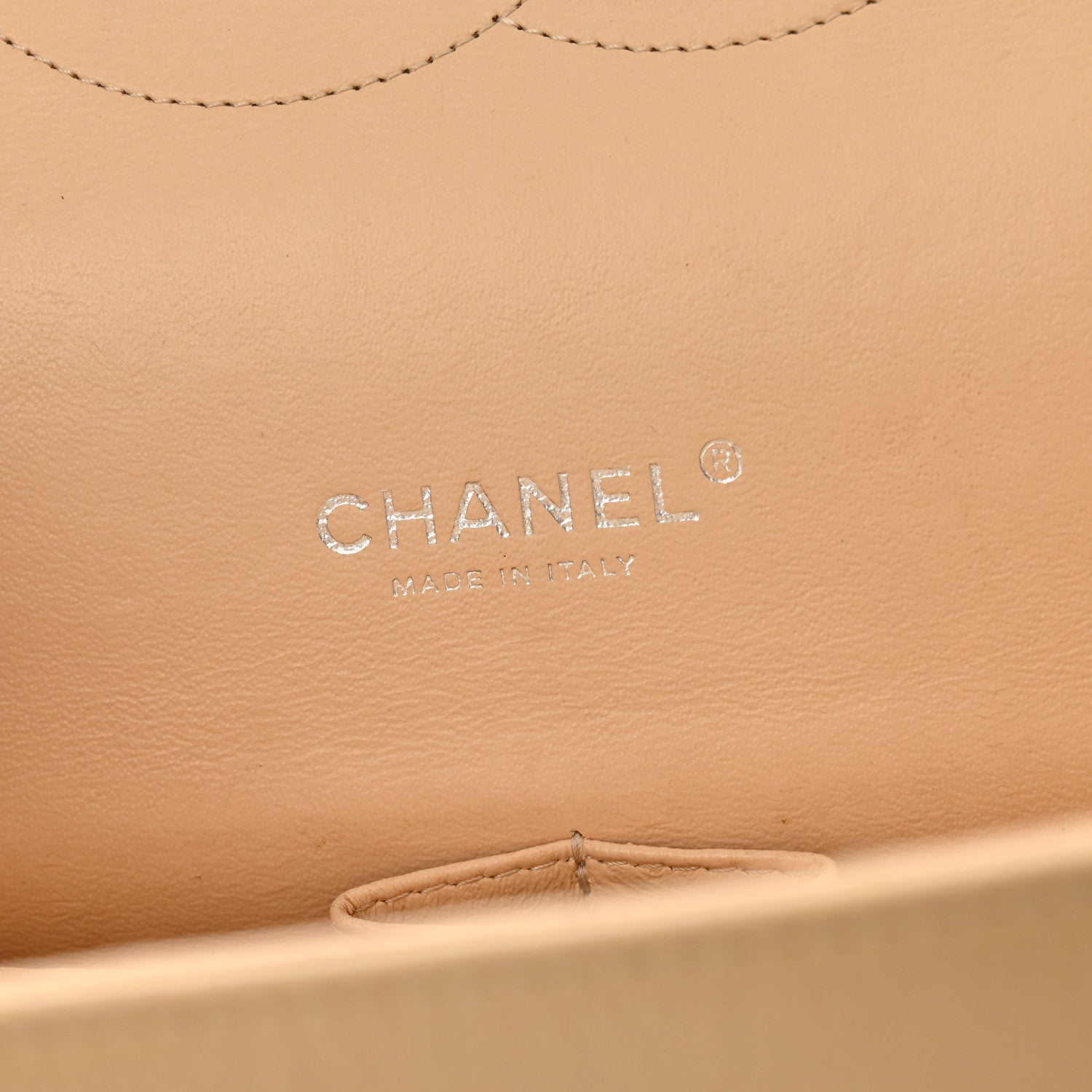 Chanel Caviar Quilted Maxi Double Flap Light Beige 6 of 14