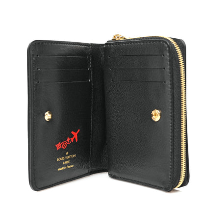 Louis Vuitton Lambskin Embossed Monogram Lou Coussin Wallet Black 6 of 7