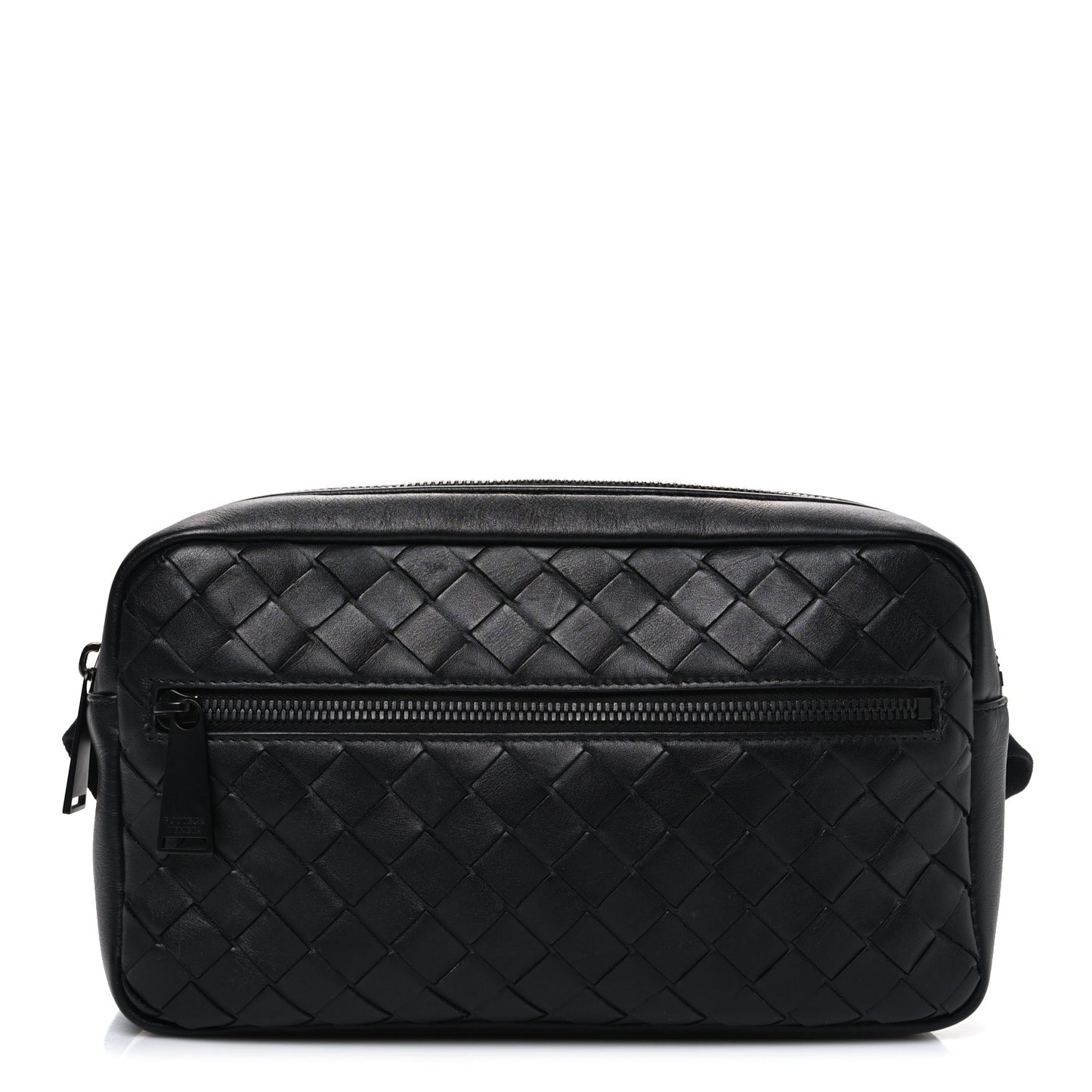 Nappa Intrecciato Belt Bag Black