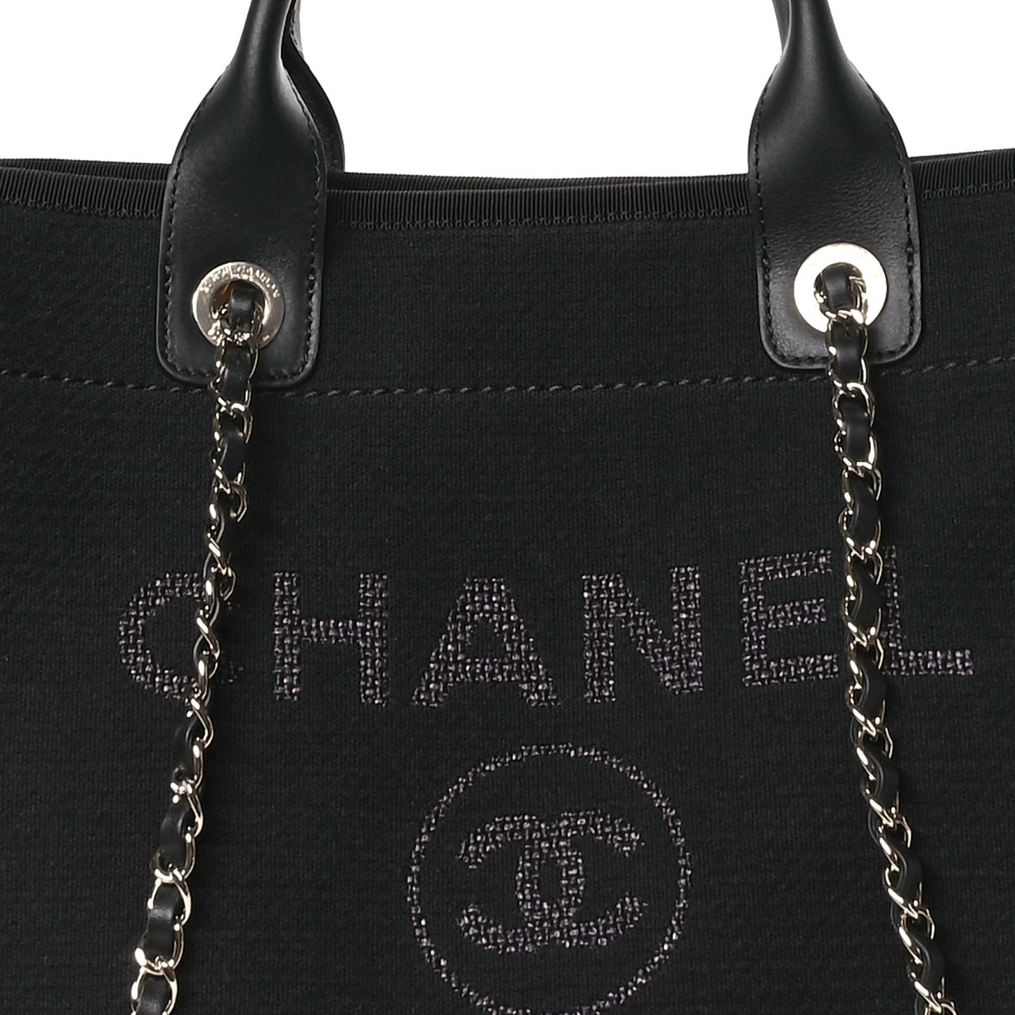 Mixed Fibers Small Deauville Tote Black