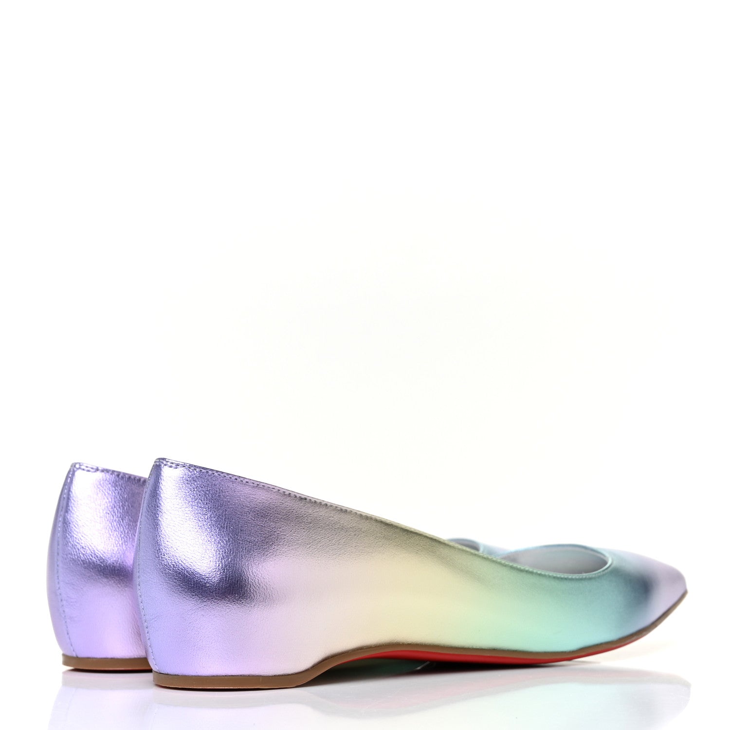 Christian Louboutin Iridescent Nappa Kate Flats 36 Multicolor 4 of 8