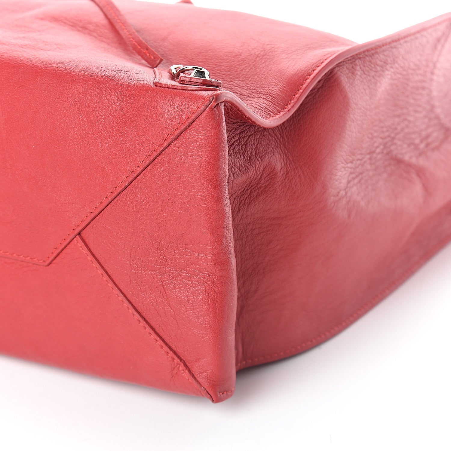 Balenciaga Veau Papier A5 Tote Rouge Grenade 7 of 7