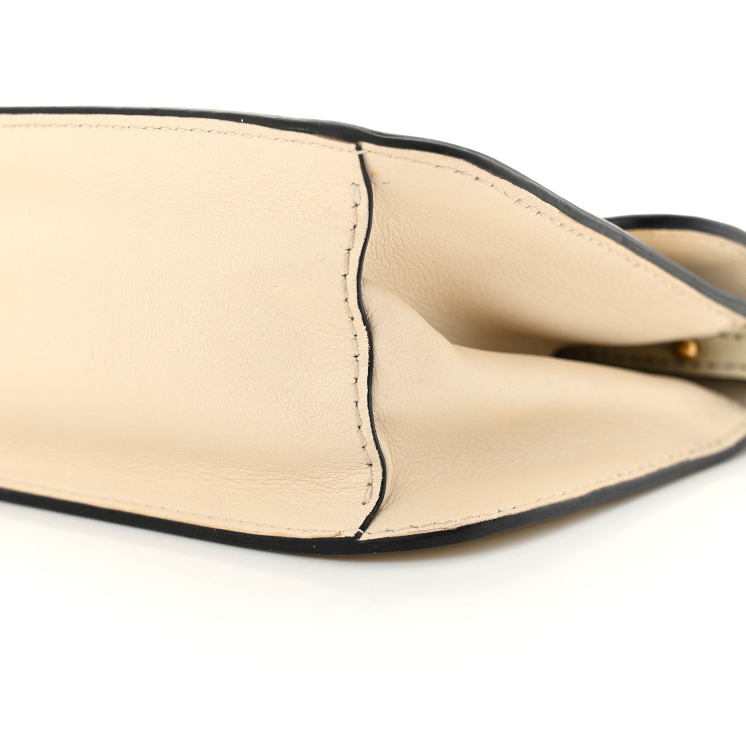 Valentino Garavani Calfskin Vlogo Loco Shoulder Bag Light Ivory 10 of 10
