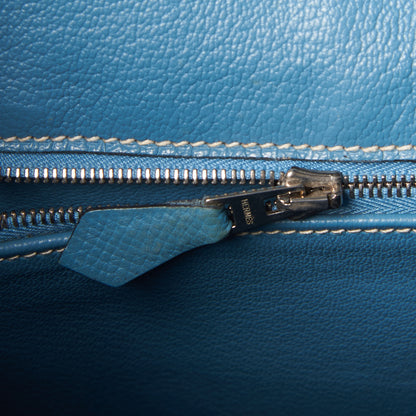 Hermes Epsom HAC Birkin 32 Blue Jean 19 of 39
