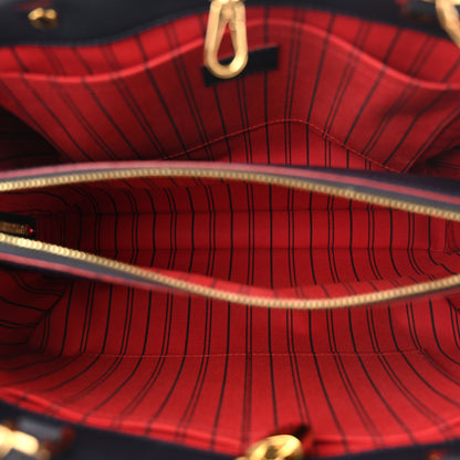 Louis Vuitton Empreinte Montaigne MM Marine Rouge 5 of 11