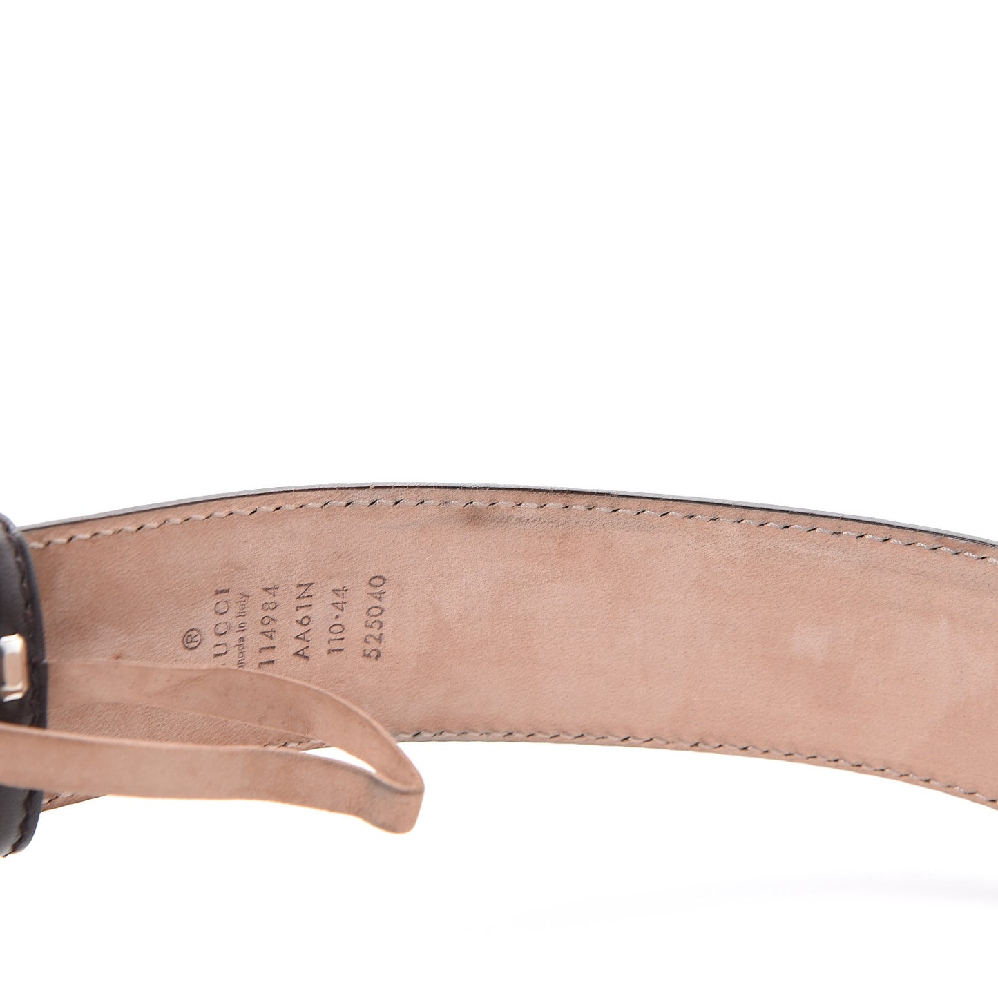 Guccissima Interlocking G Belt 110 44 Brown