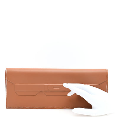 Hermes Swift Shadow Clutch 29 Gold 2 of 8