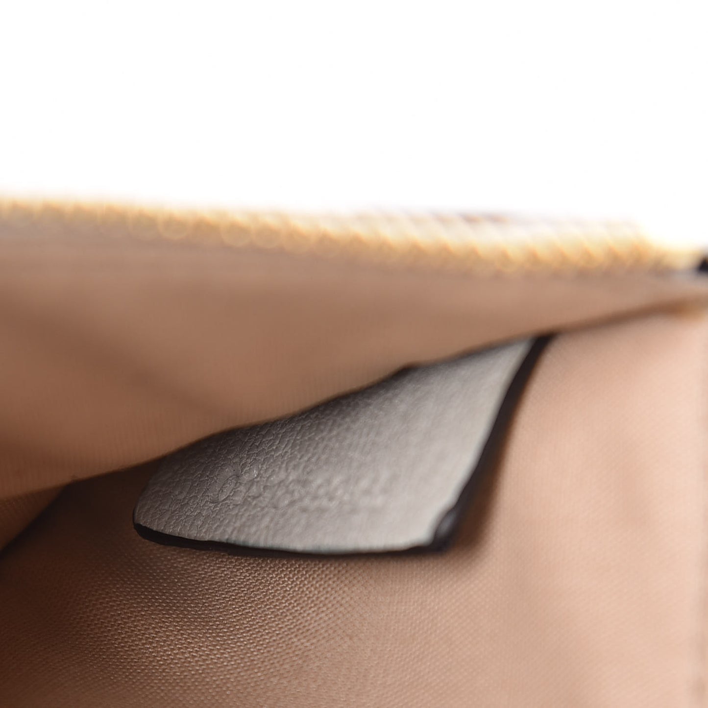 Grained Calfskin Drew Card Holder Airy Grey