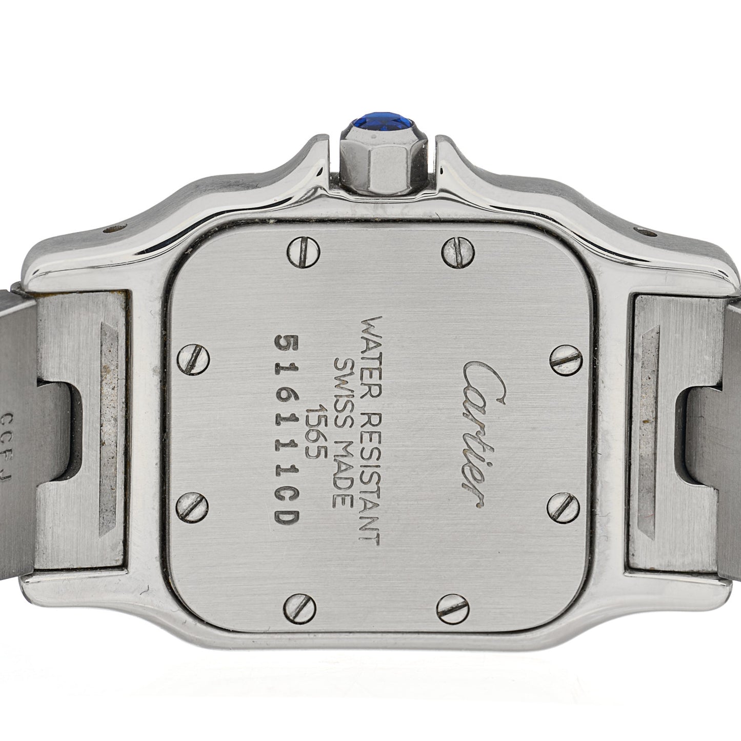 Stainless Steel 24mm Santos de Cartier Galbee Quartz Watch