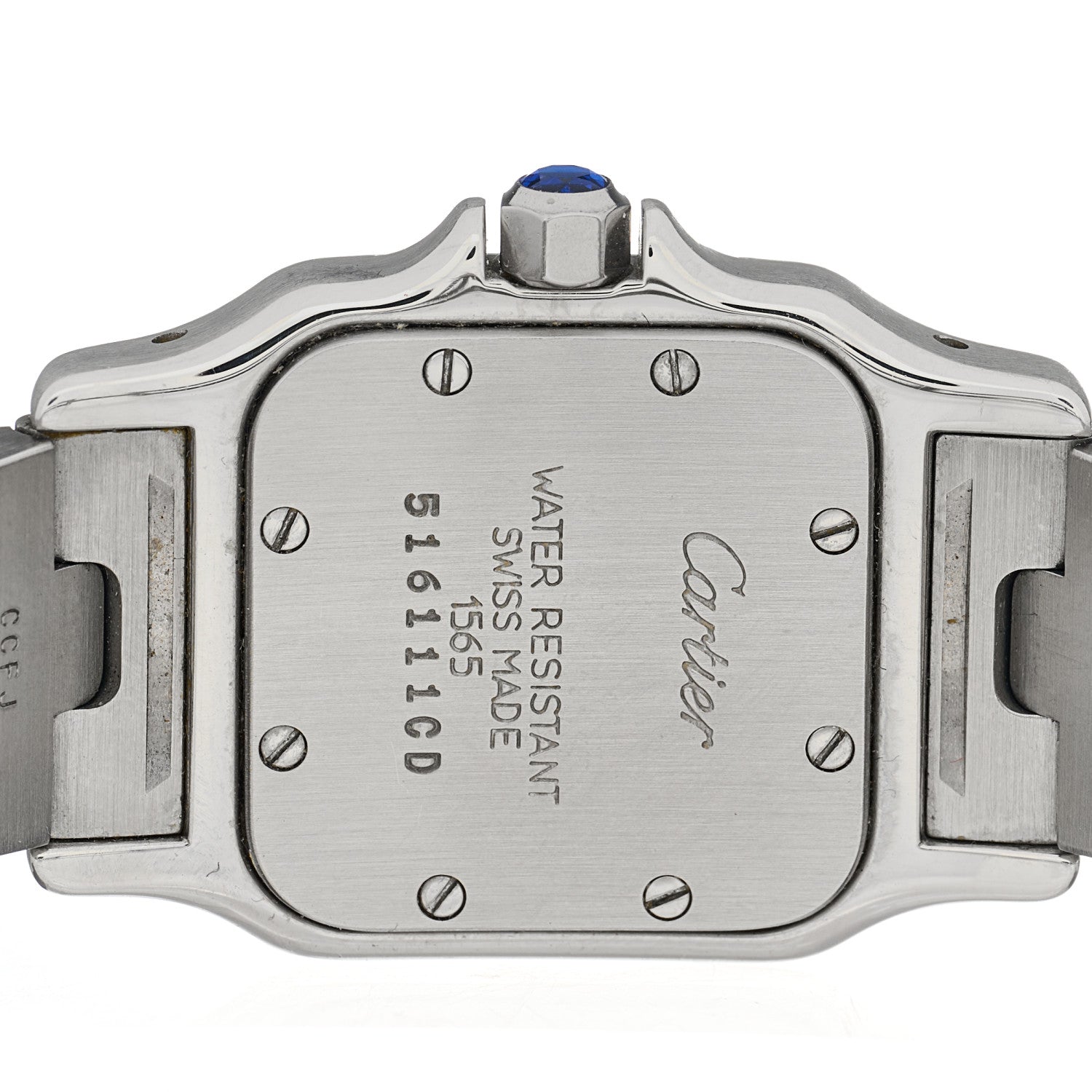 Cartier Stainless Steel 24mm Santos de Cartier Galbee Quartz Watch 4 of 4