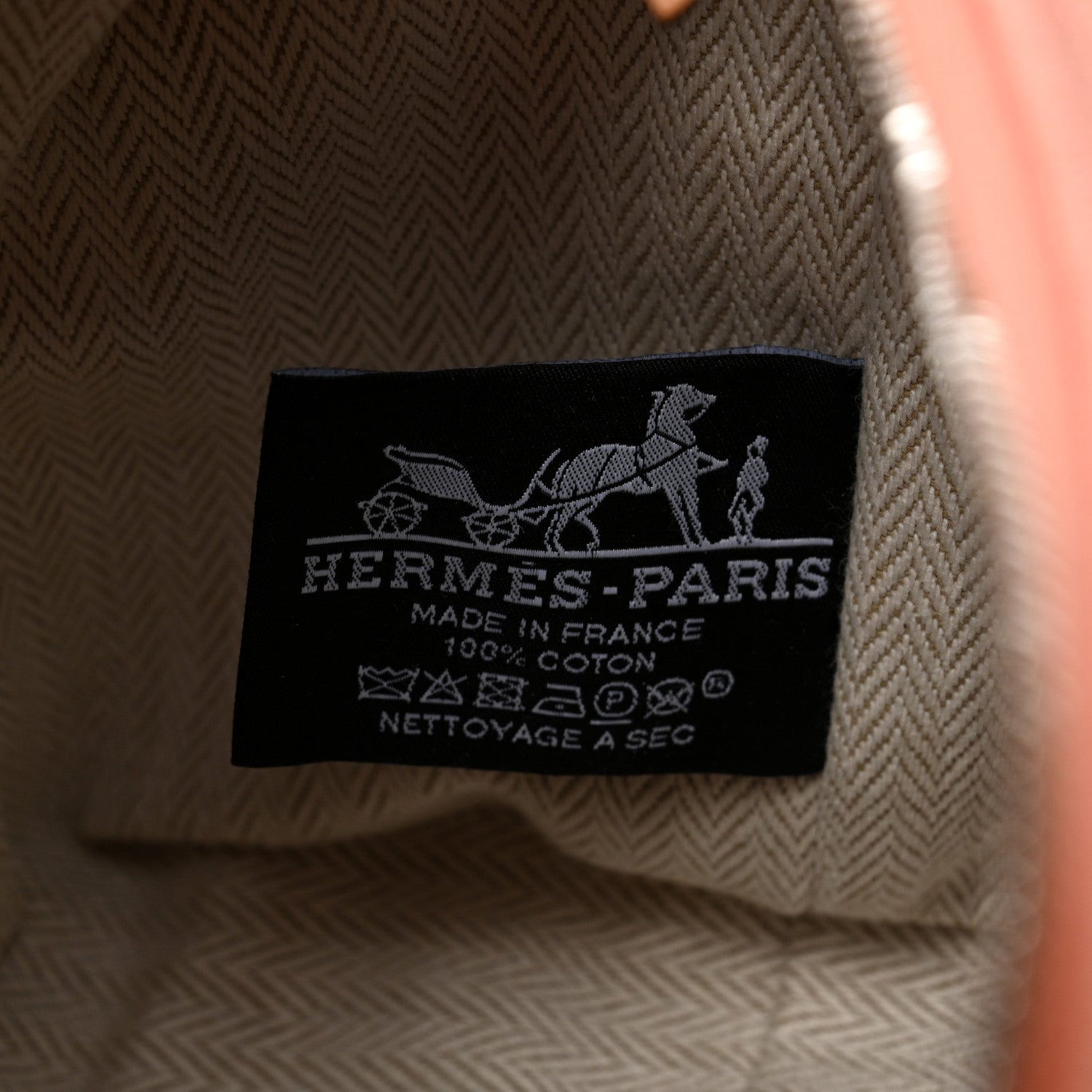 Hermes Canvas Small Bride-A-Brac Pouch Goyave 6 of 8