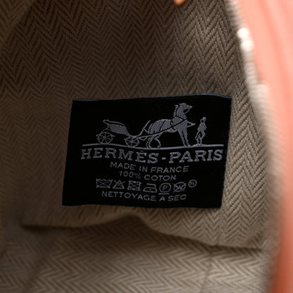 Hermes Canvas Small Bride-A-Brac Pouch Goyave 6 of 8