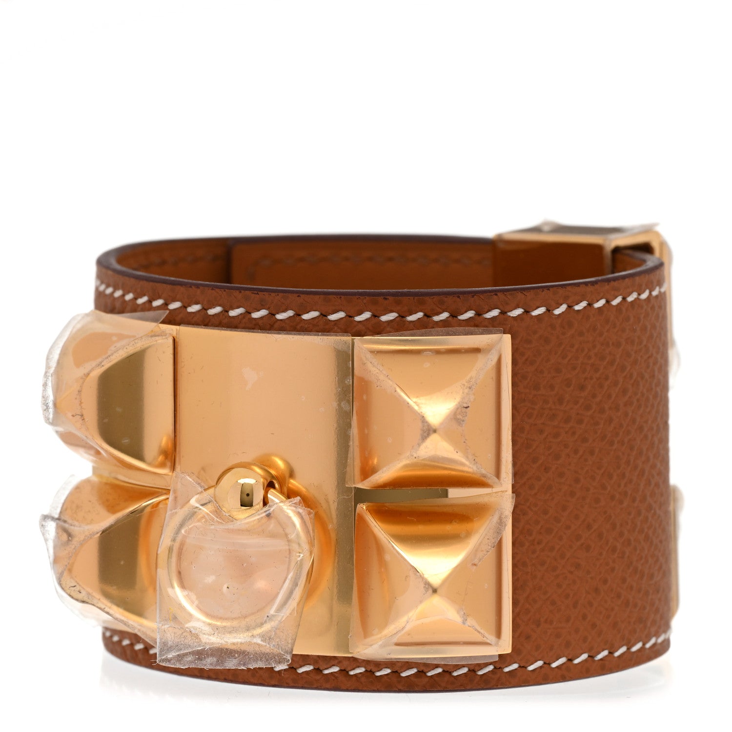 Hermes Epsom Collier de Chien CDC Bracelet Gold 1 of 7
