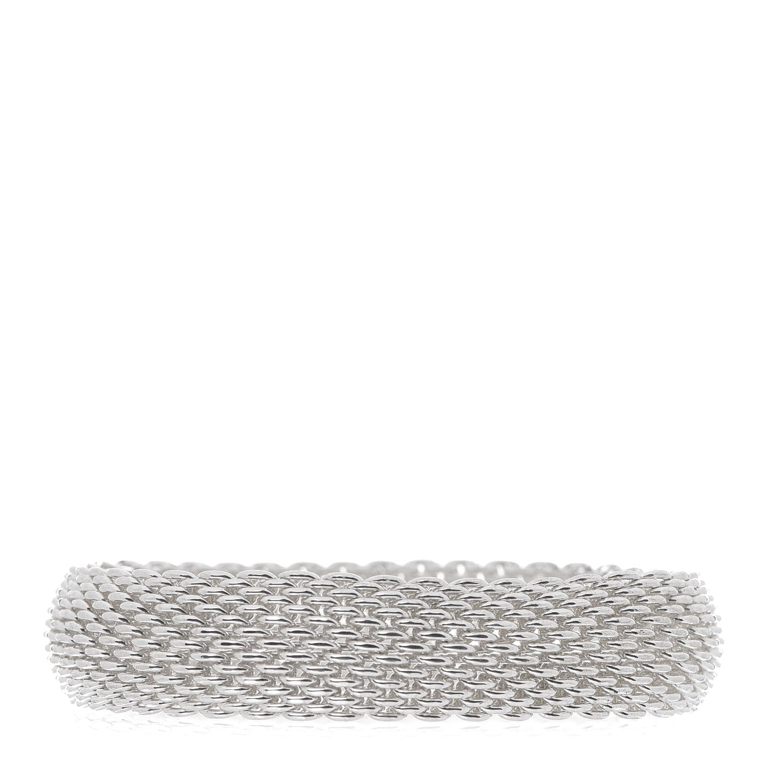 Tiffany Sterling Silver Somerset Mesh Bracelet 3 of 4