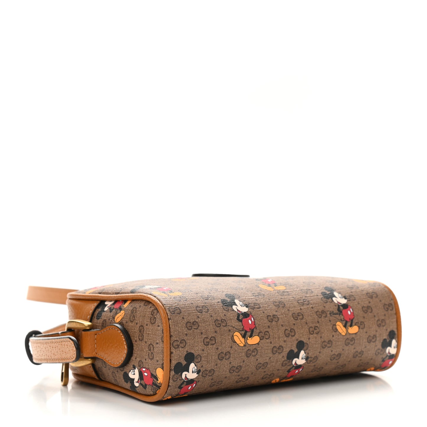 X DISNEY Mini Vintage GG Supreme Monogram Mickey Mouse Shoulder Bag Beige Vintage Sun Oil