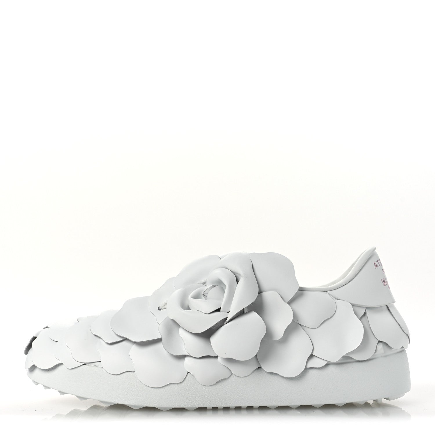 Valentino Garavani Calfskin Atelier 03 Rose Edition Sneakers 37 White 1 of 11