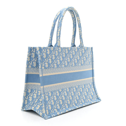Christian Dior Oblique Medium Book Tote Light Blue 3 of 9