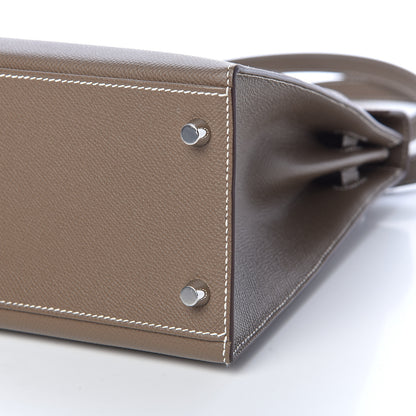 Hermes Epsom Kelly Sellier 32 Etoupe 17 of 40