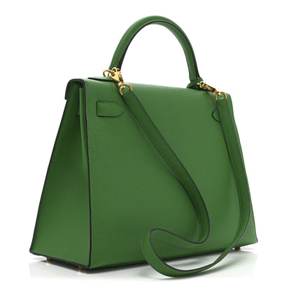 Hermes Epsom Kelly Sellier 32 Bamboo Bamboo 3 of 10
