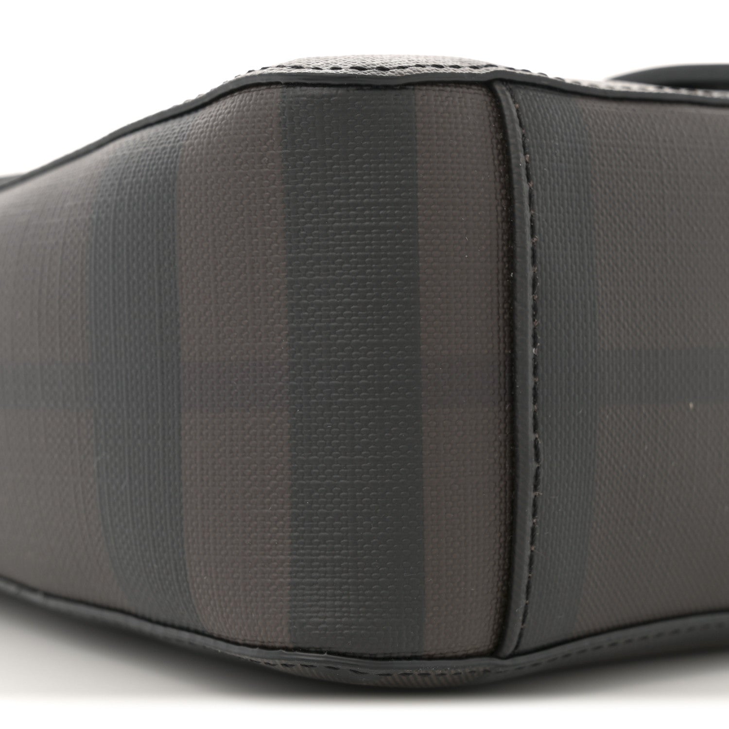 Burberry Smoked Check Vaughan Crossbody Bag Black 8 of 9