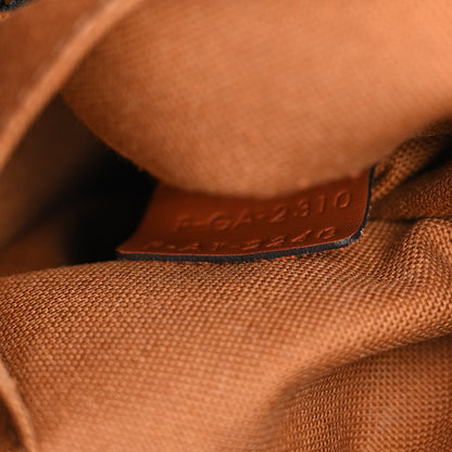 Celine Triomphe Canvas Calfskin Small Vertical Cabas Tan 6 of 12