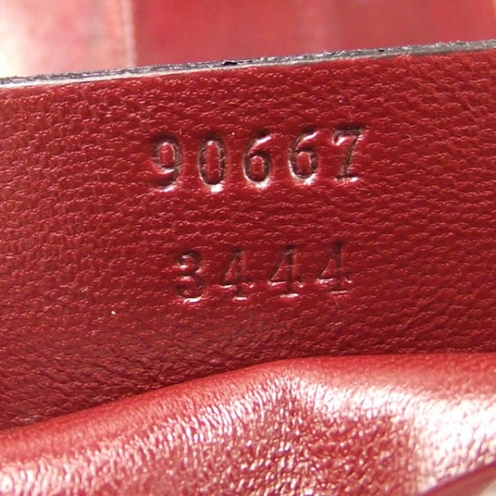 Gucci Eel Exotic Jackie O Flap Bag Red 7 of 9