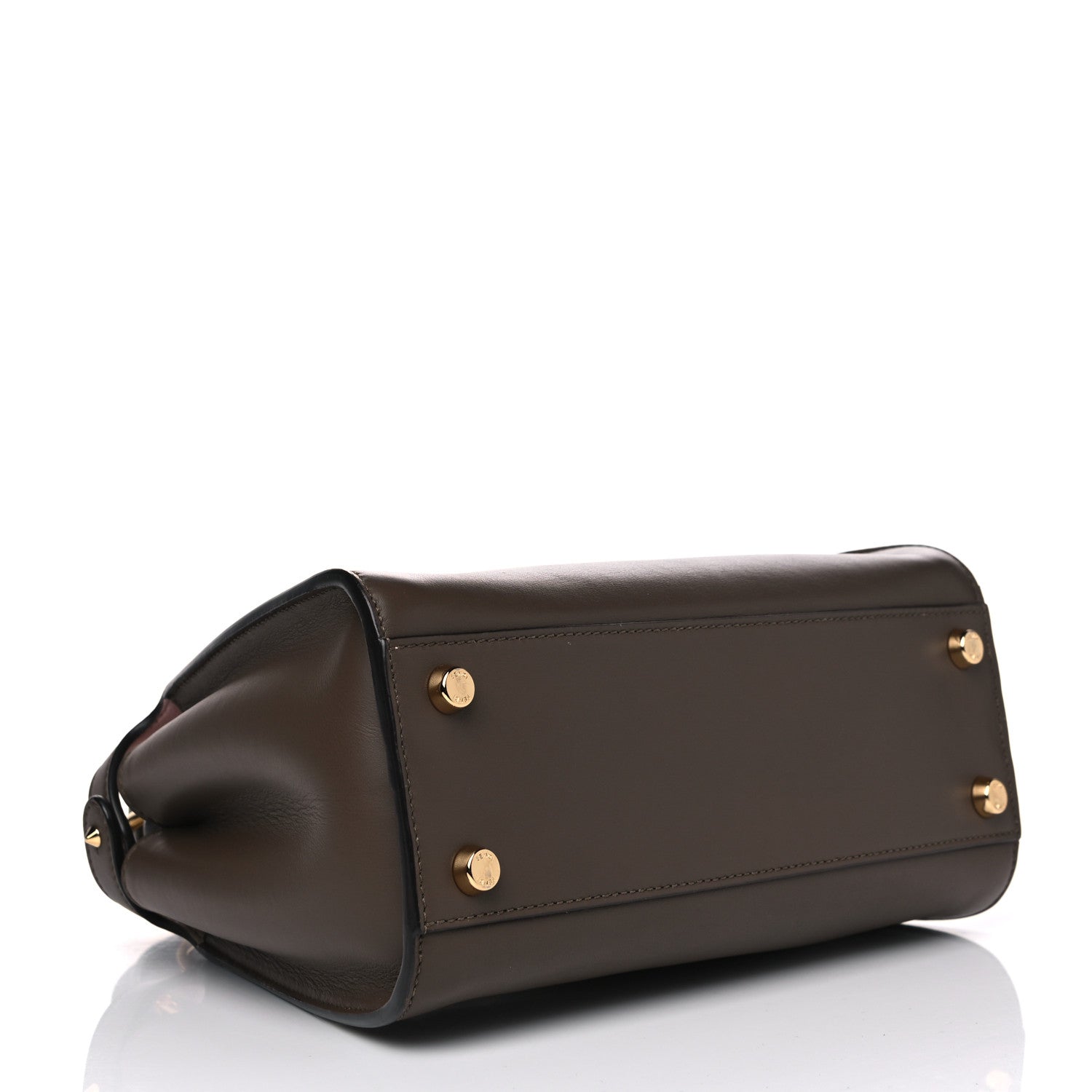 Fendi Vitello Tahiti Burro Bi-Color Medium Peekaboo Iconic Essentially Satchel Maya Camelia Confetto 3 of 5