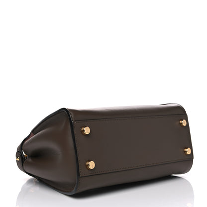 Fendi Vitello Tahiti Burro Bi-Color Medium Peekaboo Iconic Essentially Satchel Maya Camelia Confetto 3 of 5