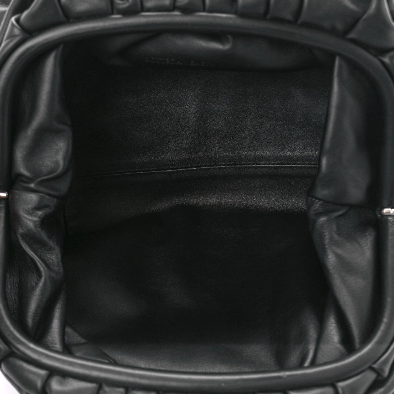Bottega Veneta Smooth Butter Calf The Pouch Oversized Clutch Black 5 of 11