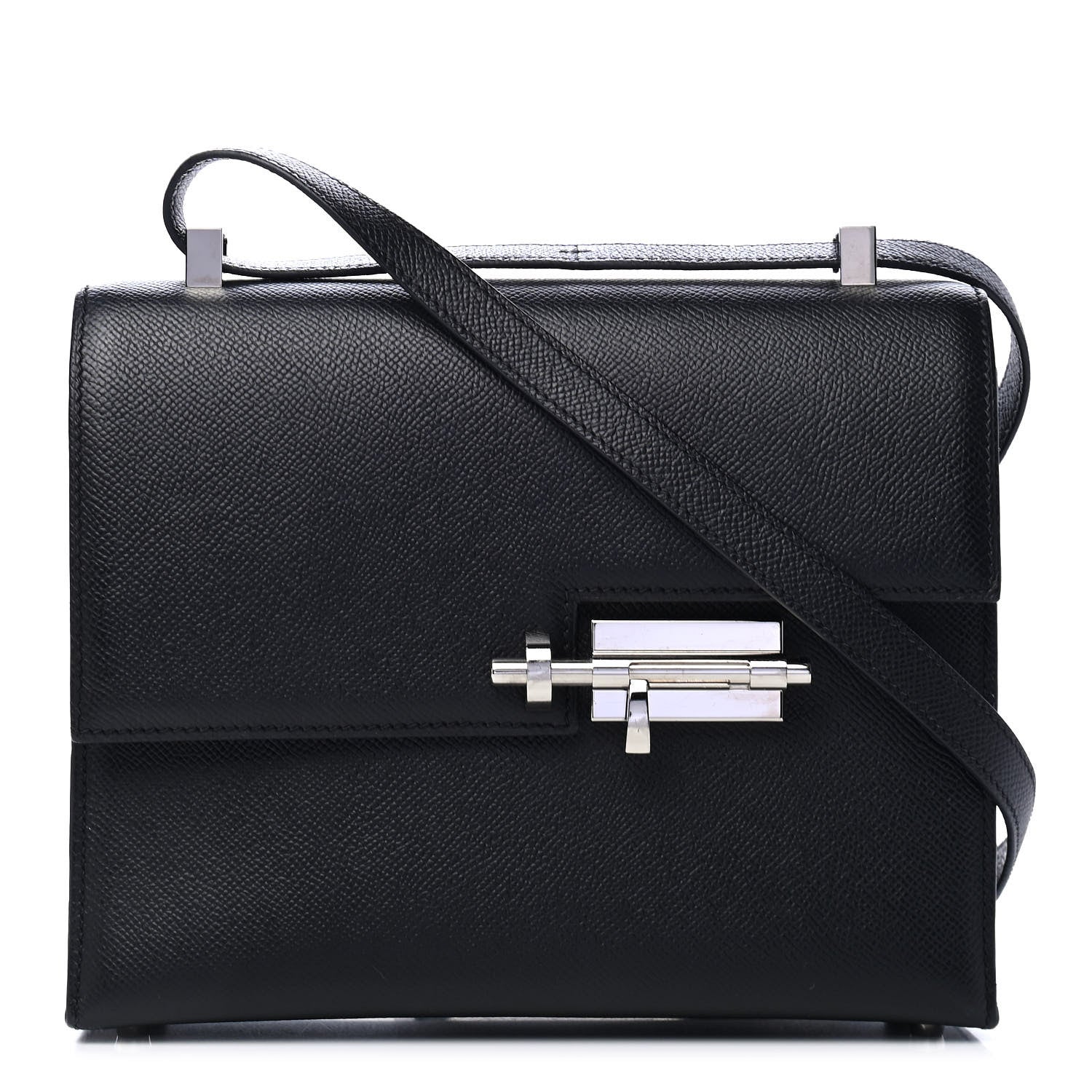 Hermes Epsom Verrou 21 Black 1 of 6