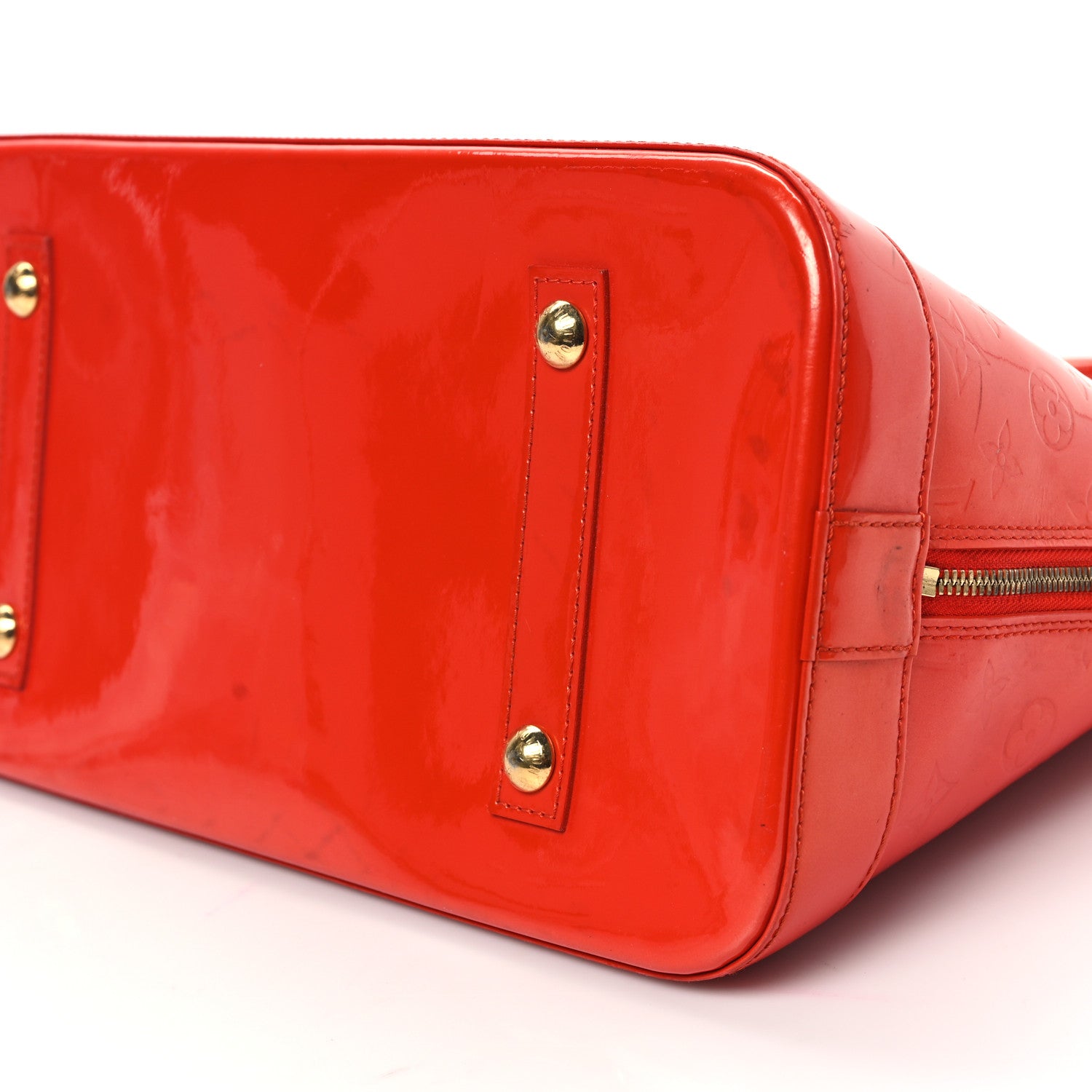 Louis Vuitton Vernis Alma GM Orange Sunset 9 of 11