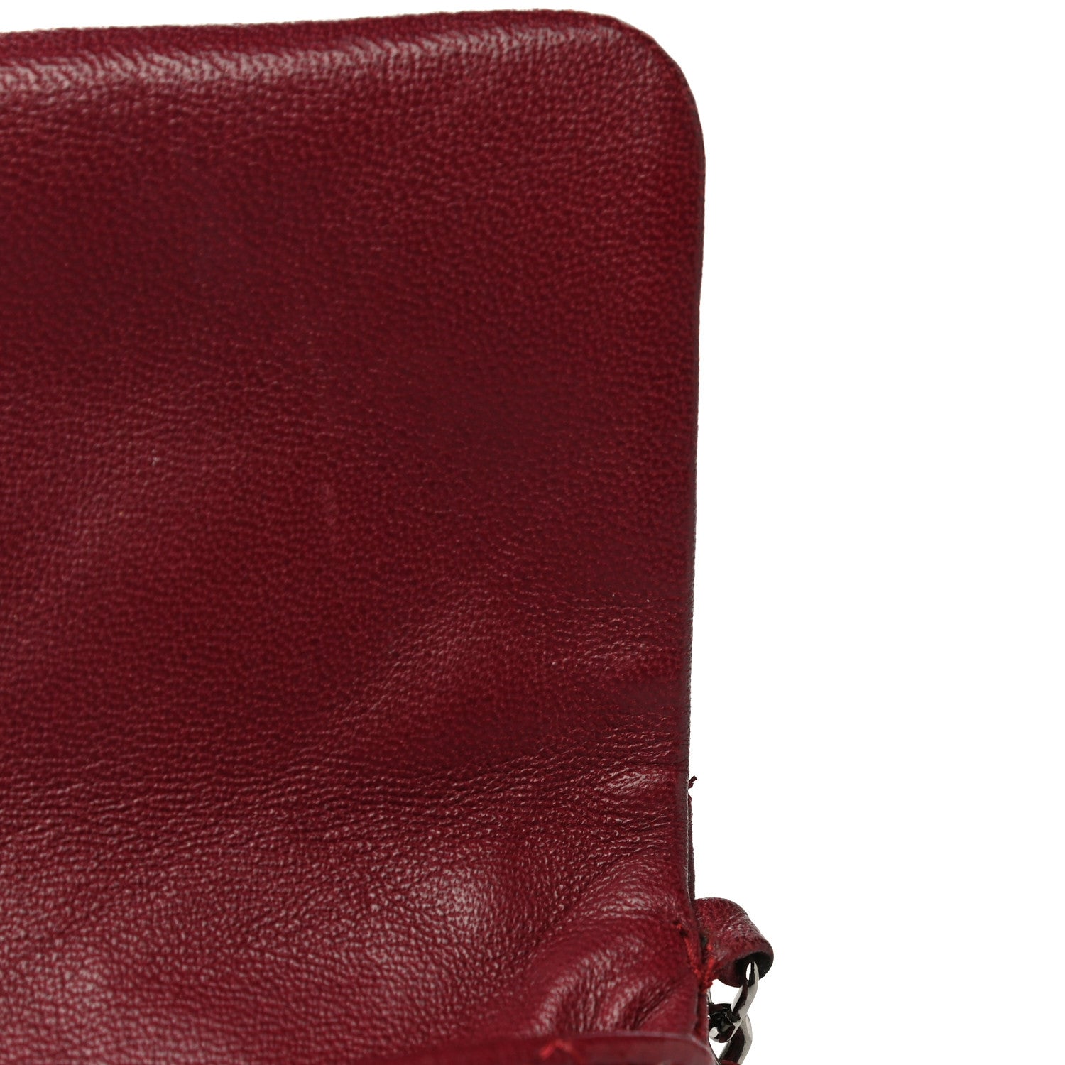 Chanel Lambskin Quilted Mini Mineral Nights Flap Crossbody Bag Dark Red 13 of 25