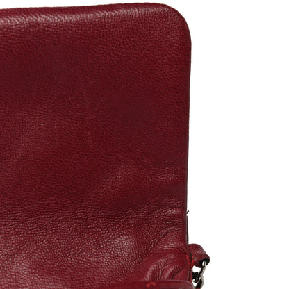 Chanel Lambskin Quilted Mini Mineral Nights Flap Crossbody Bag Dark Red 13 of 25