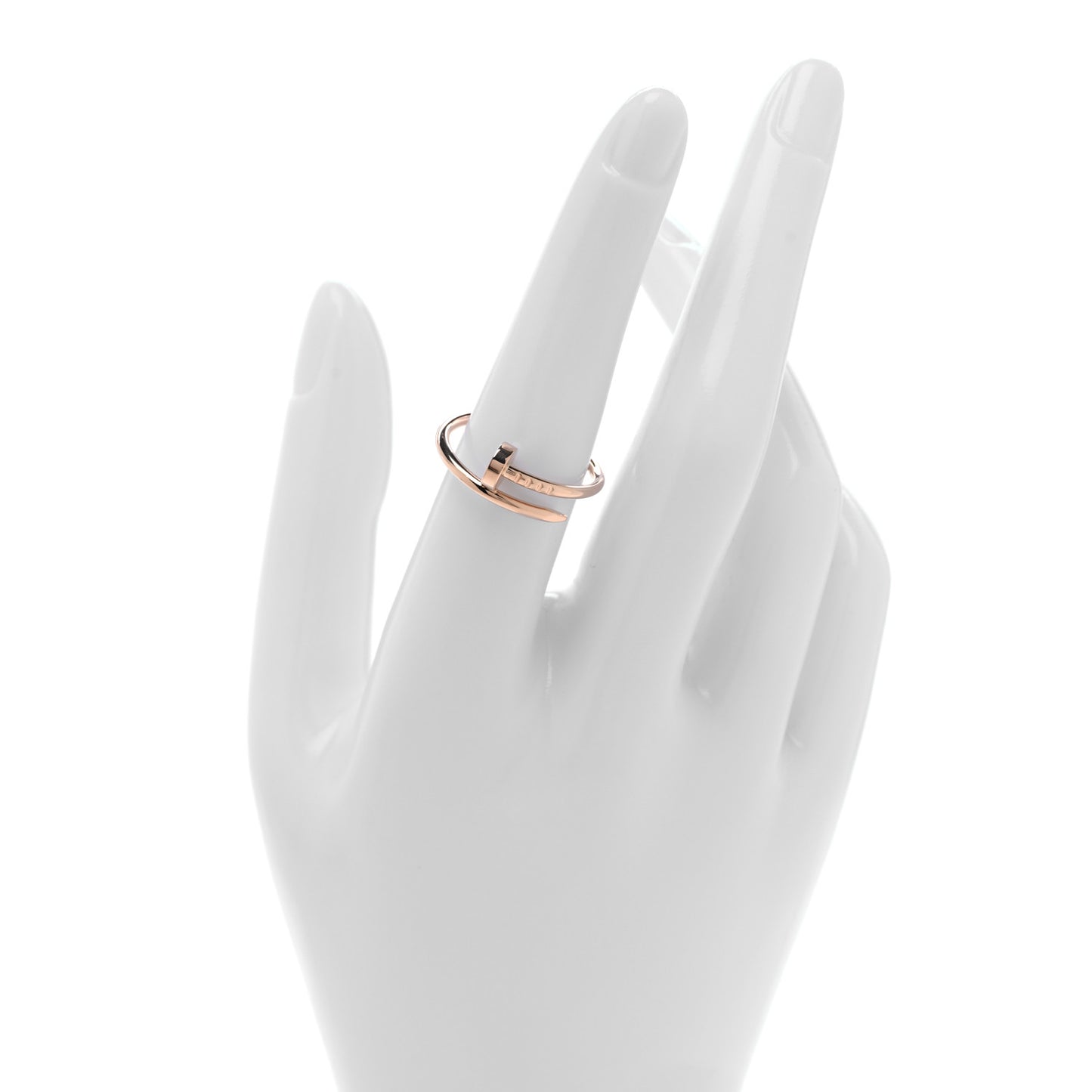 18K Pink Gold Small Juste Un Clou Ring 54 6.75