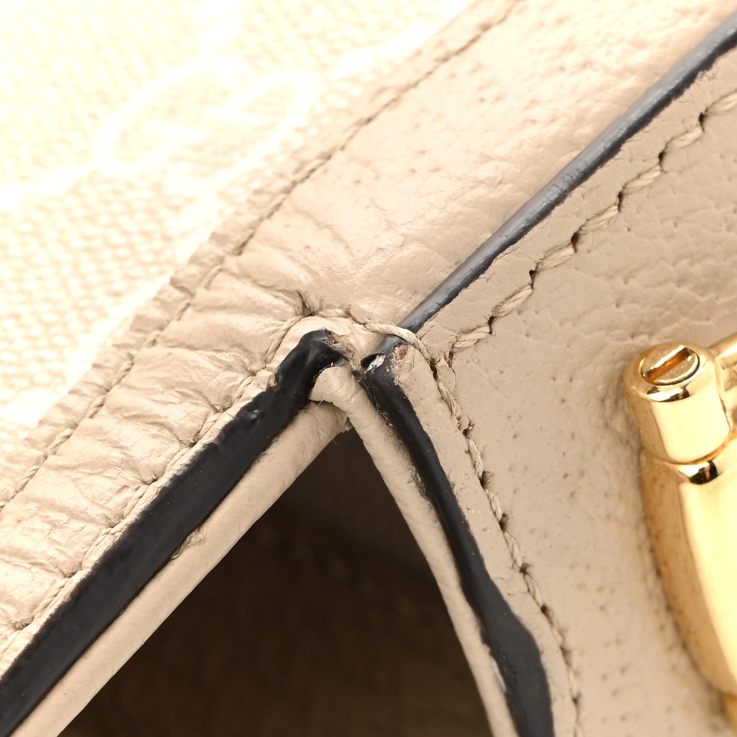 Gucci GG Supreme Monogram Textured Dollar Calfskin Web Mini Horsebit 1955 Shoulder Bag Beige Mystic White Oatmeal 12 of 12