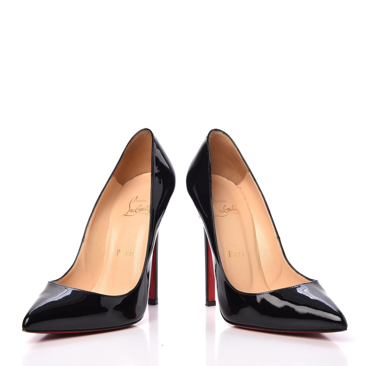 Christian Louboutin Patent Pigalle 120 Pumps 38 Black 6 of 11