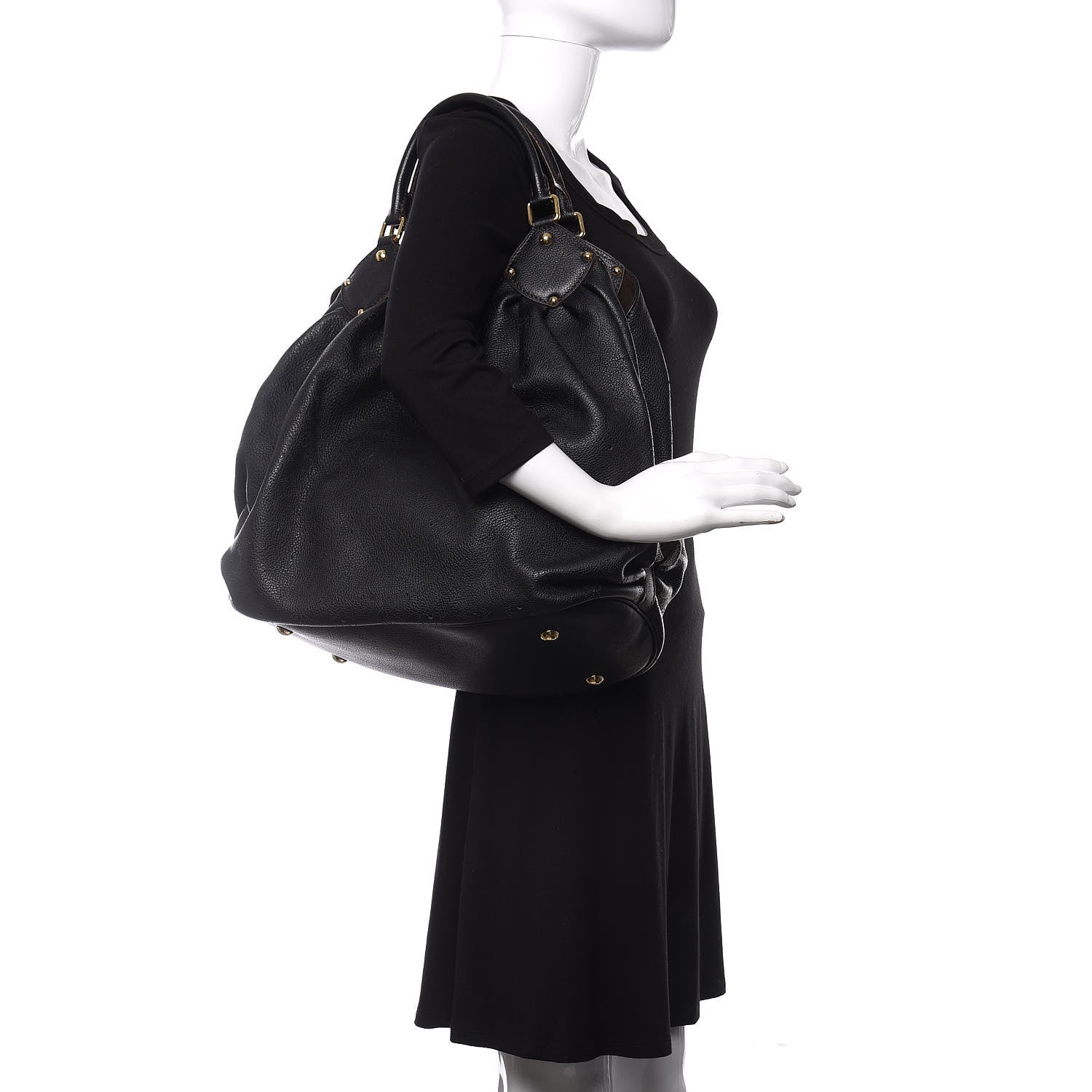 Louis Vuitton Mahina L Black 2 of 11