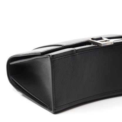 Balenciaga Grained Calfskin Medium Hourglass Top Handle Bag Black 6 of 9