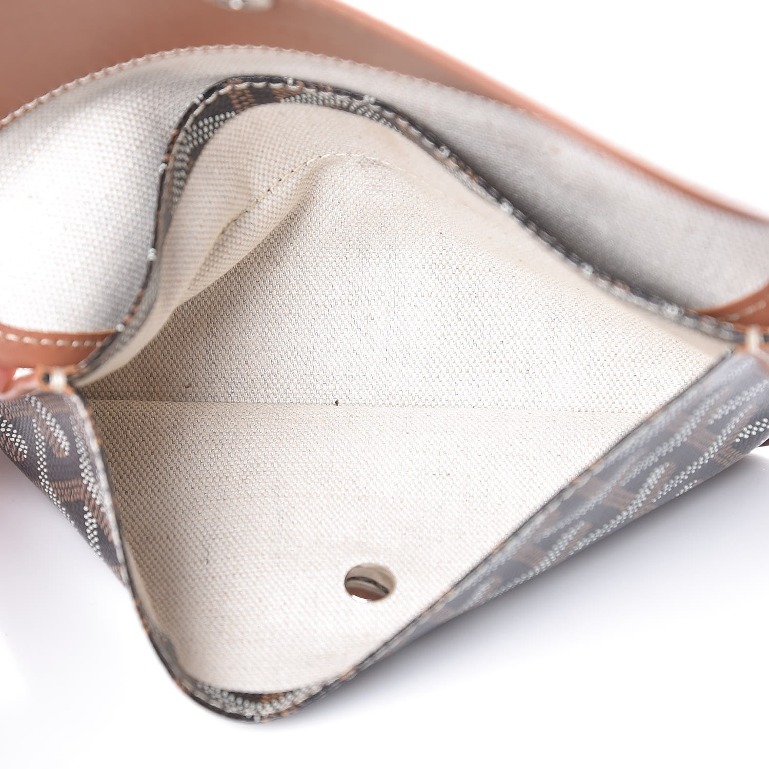 Goyard Goyardine Pouch Black Gold 5 of 6