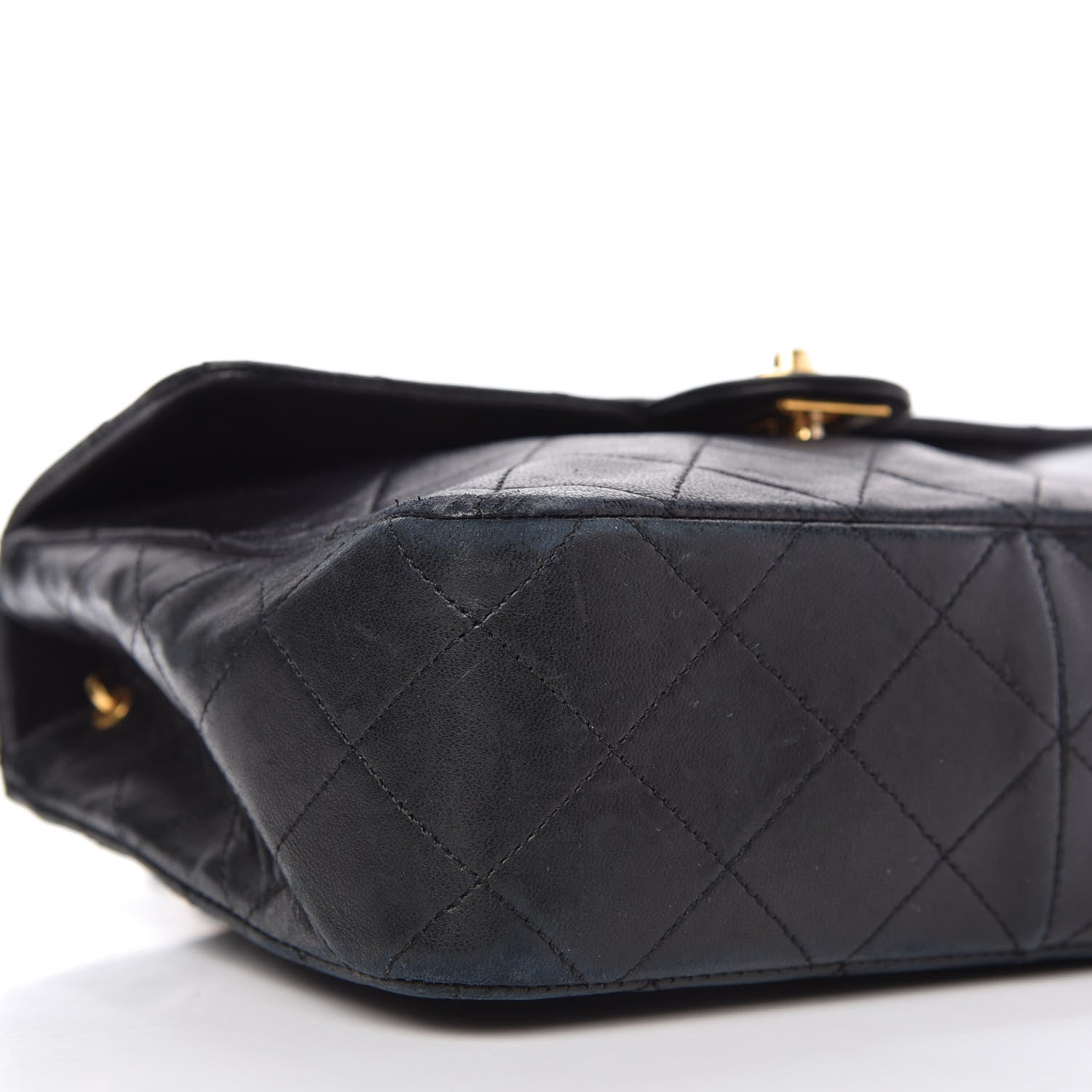 Chanel Lambskin Quilted Mini Square Flap Black 6 of 11