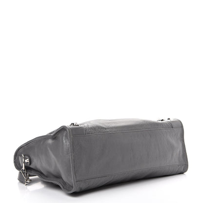 Balenciaga Agneau Silver Metallic Edge Hardware City Gris Cendre 3 of 11