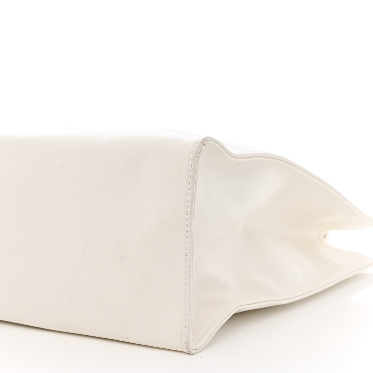 Telfar Vegan Leather Medium Shopping Bag White 11 of 15