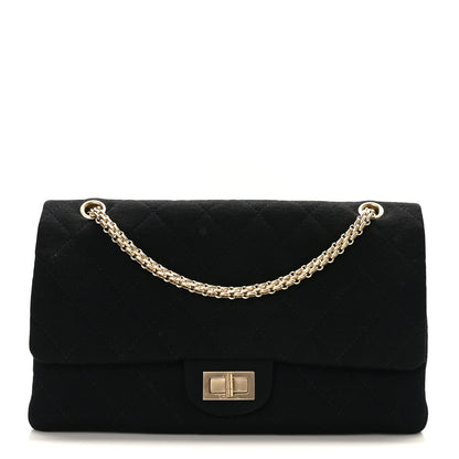 Chanel Jersey Quilted 2.55 Reissue 227 Flap Black 1 of 10