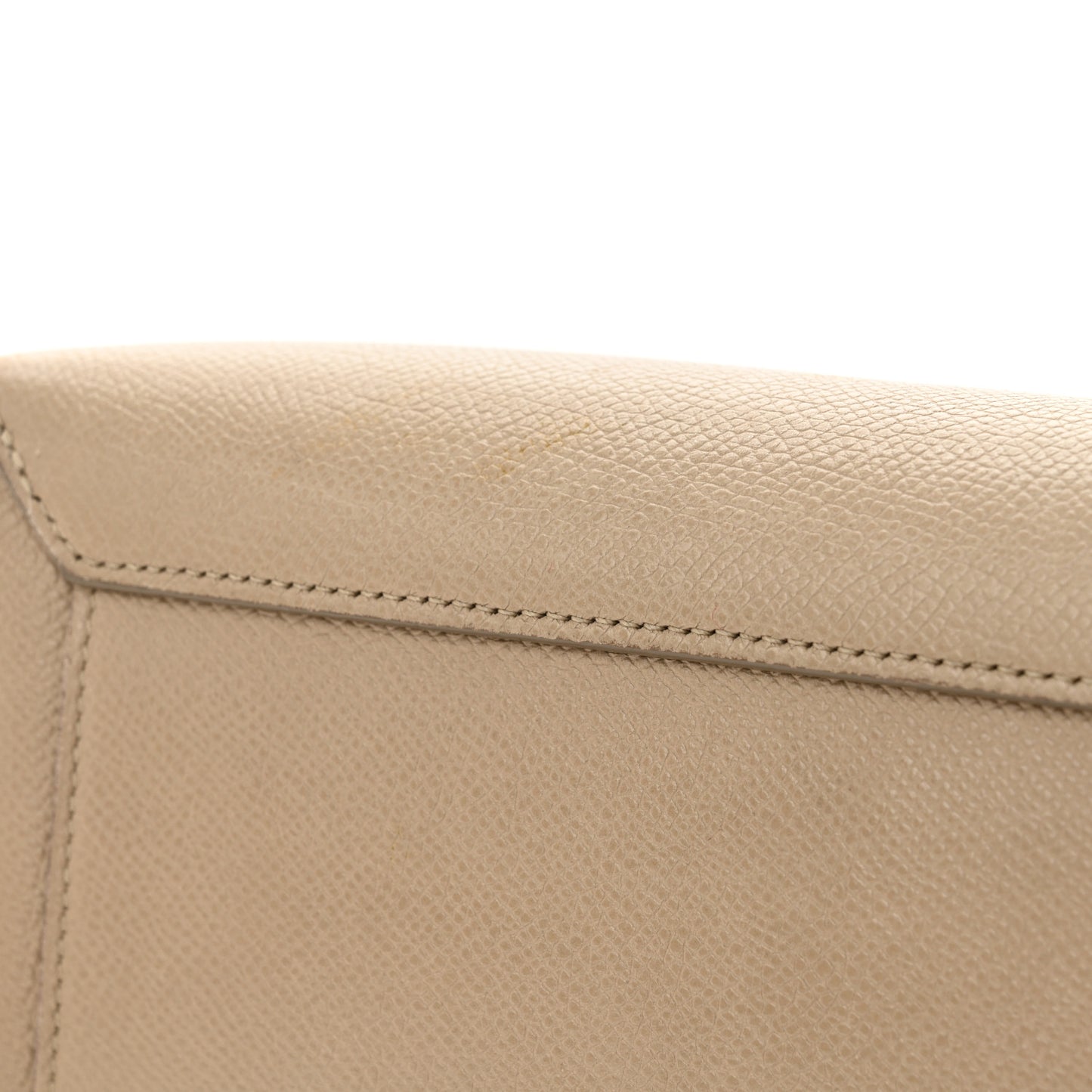 Grained Calfskin Nano Belt Bag Light Taupe