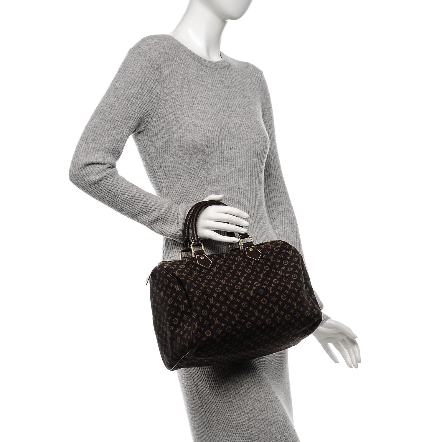 Louis Vuitton Mini Lin Speedy 30 Ebene 2 of 6