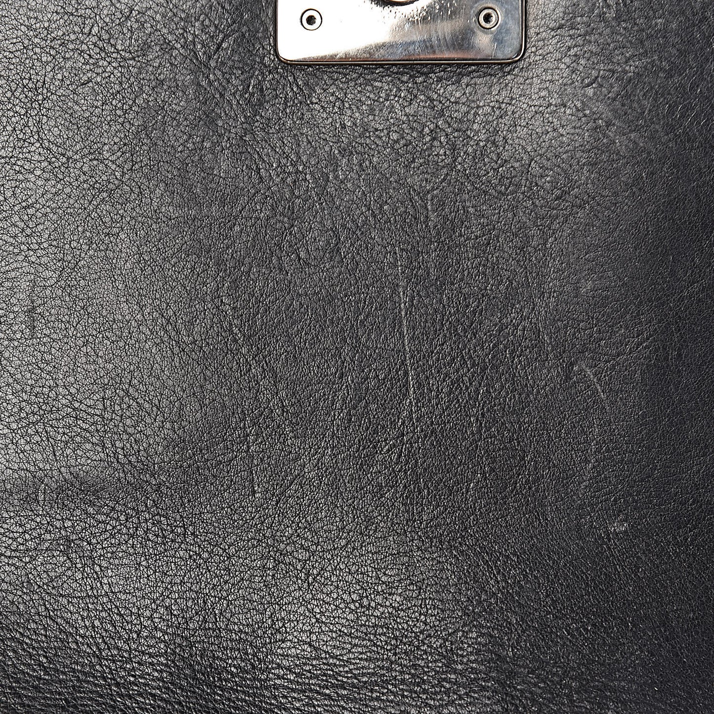 Glazed Calfskin Quilted Medium Boy Flap Black
