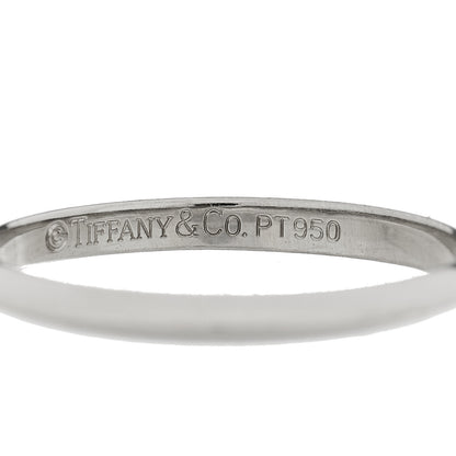 Tiffany Platinum 2mm Knife Edge Wedding Band Ring 51 5.75 4 of 5