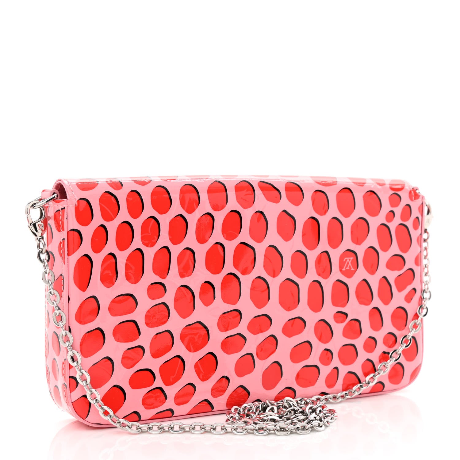 Louis Vuitton Vernis Jungle Dots Pochette Felicie Sugar Pink Poppy 4 of 11